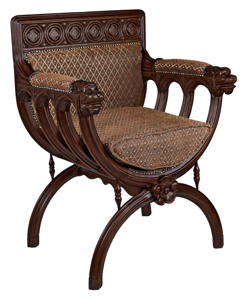 San Lorenzo Renaissance Cross-Frame Chair (KS6069)