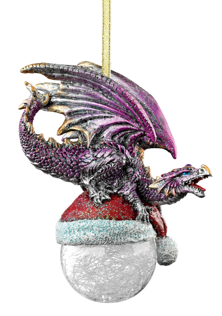North Pole Dragon Ornament (QS93522)