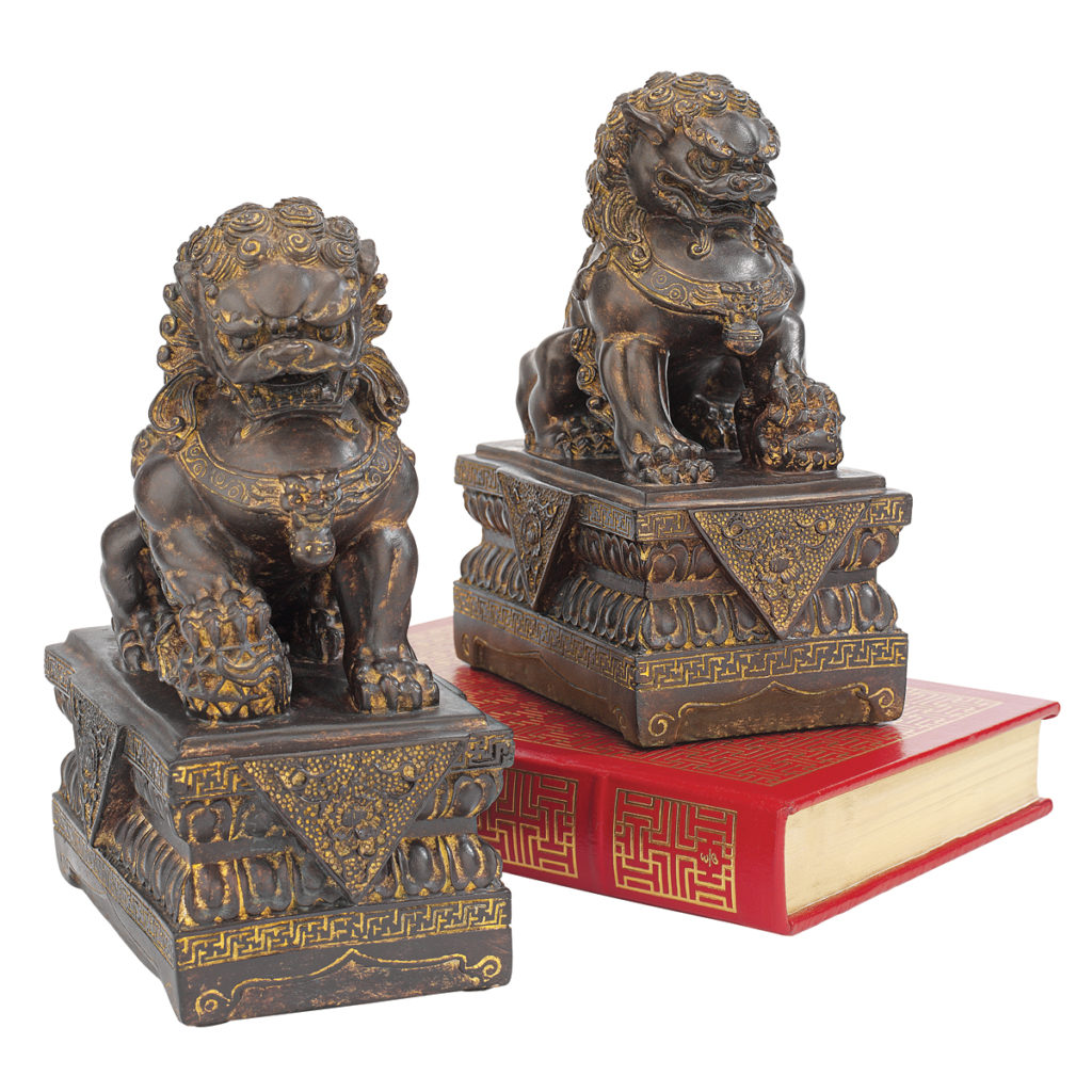 Chinese Guardian Lion Foo Dog Statues (NY91366801)