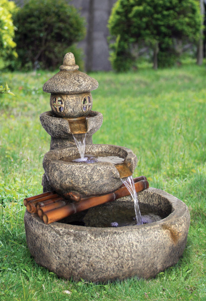 Tranquil Springs Pagoda Garden Fountain (SS12657)