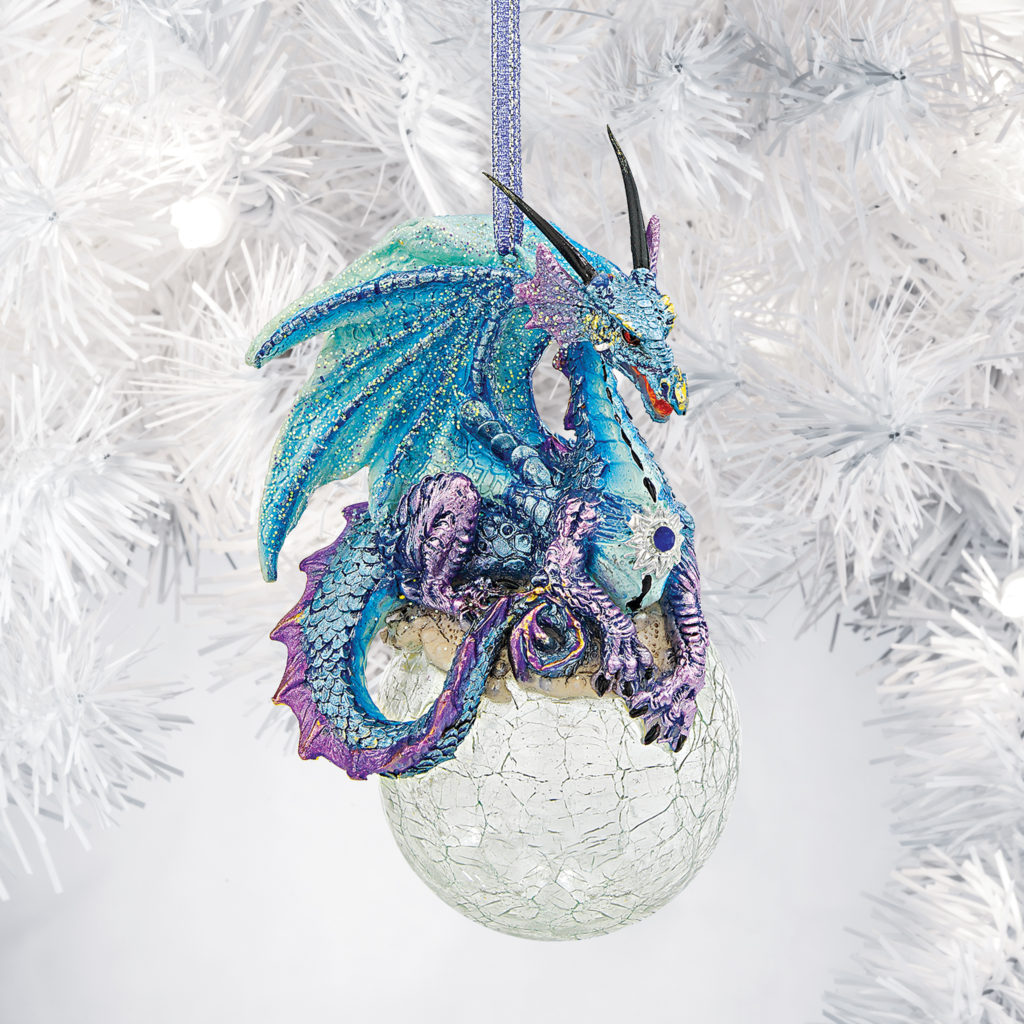 Frost, the Gothic Dragon Holiday Ornament  (QS292913)