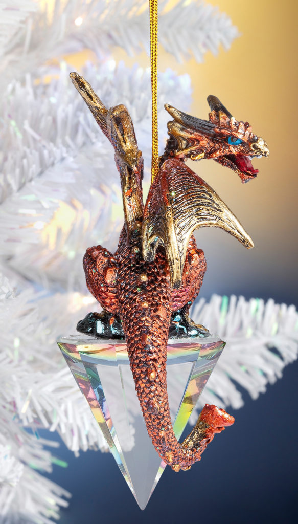 Diamond Dragon Ornament (QS94881)